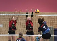 photo  les lavalloises s’inclinent au cinquième set. 