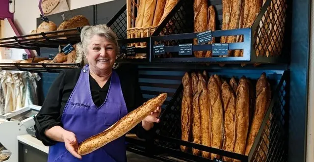 photo  françoise, boulangère à corné (maine-et-loire), prendra sa retraite dans quelques mois.  &copy;  document remis 