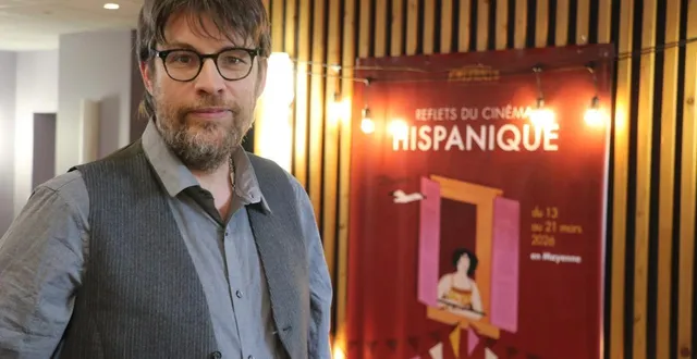 photo  cédric lépine était l’invité du festival reflets du cinéma organisé dans plusieurs établissements de la mayenne par l’association atmosphères 53, du 13 au 21 mars 2026.  &copy;  ouest-france 