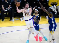 photo  pour le jour de son anniversaire, luka doncic a brillé sur le aprquet des golden state warriros en inscrivant 26 points dans la nuit du 1er mars. 