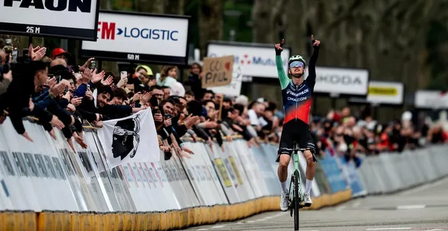 photo  paul seixas, 19 ans, attire déjà de nombreux regards des suiveurs du cyclisme à travers le monde.  &copy;  billy lebelge / boucles drôme ardèche 