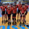 photo l’équipe du vsf roller aux championnats de france indoor les 21 et 22 février 2026.
