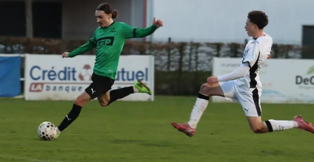 photo  loukas lopes marques a inscrit un but face à rennes.  &copy;  nathalie douley 