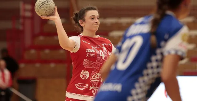 photo  emma fitamant et ses coéquipières se sont inclinées, samedi 28 février 2026.  &copy;  co - benoit felace 