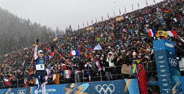 photo  la jeune océane michelon, 23 ans, titrée sur la mass start aux jo 2026, avait été sacrée vice-championne du monde junior de l’individuel en 2022.  &copy;  franck fife / afp 
