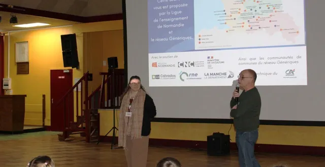 photo  maria cahoir aux côtés de françois caligny-delahaye.  &copy;  ouest-france 