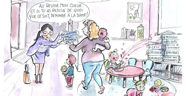 photo  contre les parents négligents ou récalcitrants face à leurs obligations d’employeurs, les assistants maternels poussent de plus en plus la porte des prud’hommes.  &copy;  dessin rik 