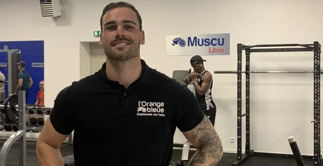 photo  dans son club à segré-en-anjou bleu (maine-et-loire), louis maleinge se prépare pour le défi des seven summits.  &copy;  ouest-france 