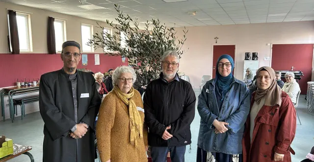 photo  représentants des cultes et fidèles se sont réunis pour un échange biconfessionnel à l’occasion du carême et du ramadan.  &copy;  ouest-france 