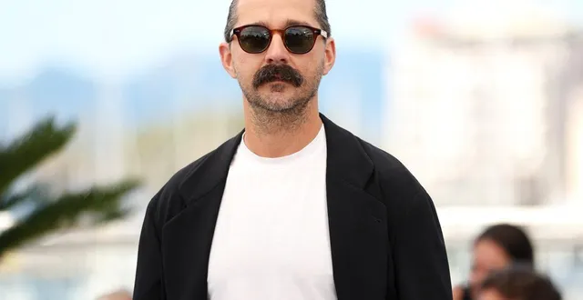 photo  shia labeouf pose lors de la séance photo du film « slauson rec » au 78e festival de cannes, au palais des festivals, le 18 mai 2025 à cannes, en france.  &copy;  monica schipper / getty images via afp 