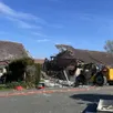 photo trois maisons ont été touchées par l’explosion à bouloire, commune située à l’est du mans (sarthe).