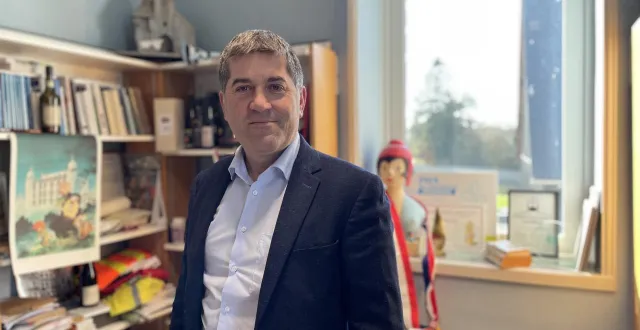 photo  jérôme nury, député de la troisième circonscription de l’orne, se présente aux élections municipales de tinchebray-bocage (orne).  &copy;  ouest-france 