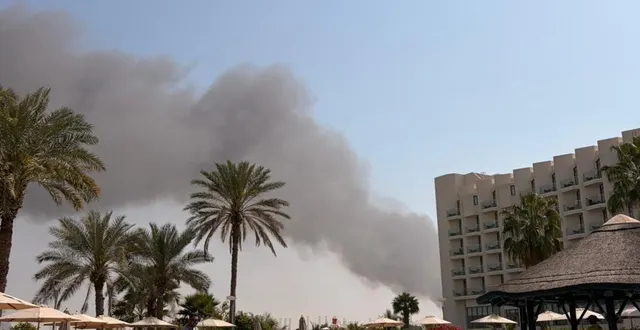 photo  dubaï (émirats arabes unis), le lundi 2 mars 2026. en raison des frappes de l’iran, l’espace aérien de ce pays du golfe est fermé, empêchant le retour en france d’antoine et sa famille venus comme touristes.  &copy;  document remis 