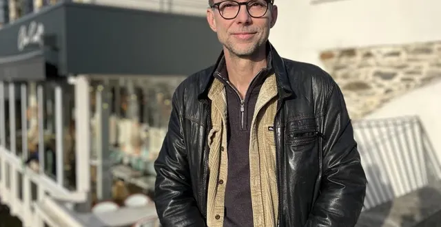 photo  david levalois, pongiste de père en fils, champion du monde en catégorie vétéran.  &copy;  ouest-france 