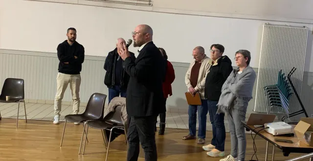 photo  benjamin laburthe-tolra, tête de liste.   &copy;  le maine libre 