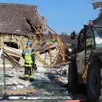 photo l’explosion a eu lieu dans un lotissement locatif du bailleur podéliha, à bouloire (sarthe).