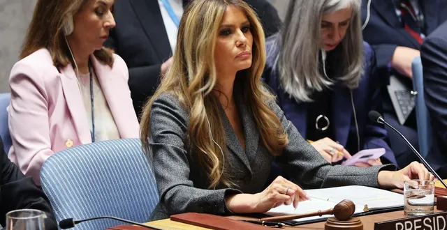photo  melania trump, première dame des états-unis, a présidé un conseil de sécurité de l’onu, ce lundi 2 mars.  &copy;  spencer platt/getty images via afp 