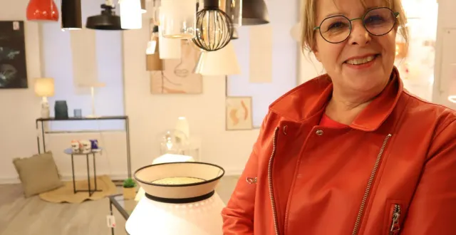 photo  monique baudoin fermera sa boutique de luminaires le 31 mars.  &copy;  co 