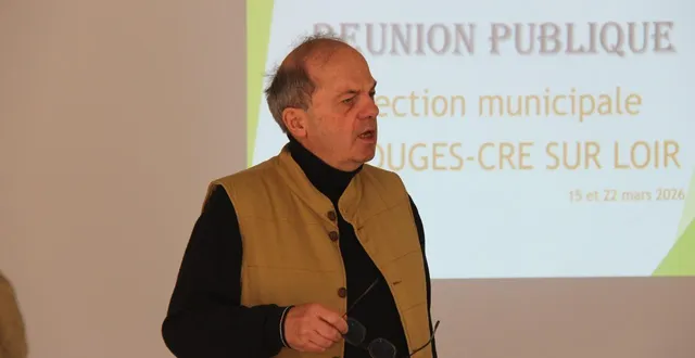 photo  le maire sortant de bazouges-cré-sur-loir (sarthe) gwénaël de sagazan dévoile son programme pour la commune en vue des élections municipales des 15 et 22 mars 2026.  &copy;  ouest-france 