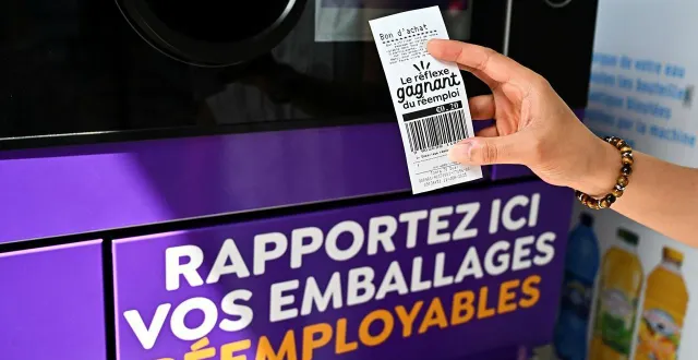 photo  une expérimentation, portée par citeo, est menée depuis quelques mois dans quatre régions en france. ici au super u de la saint-sébastien-sur-loire près de nantes.  &copy;  franck dubray / ouest-france 