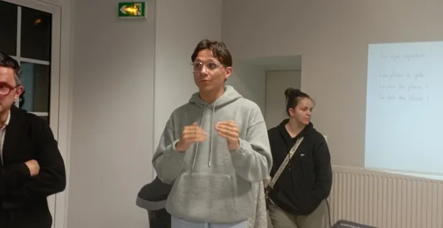 photo  logan blin, président de l’association, assure également les ateliers de danse.  &copy;  ouest-france 