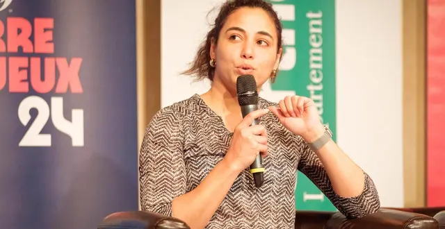 photo  leïla heurtault, triple championne du monde de karaté, co-animera la conférence.  &copy;  dominique breugnot photographer 