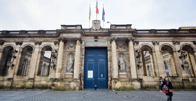 photo  la façade de l’hôtel de ville de bordeaux (gironde).  &copy;  martin noda/hans lucas via afp 