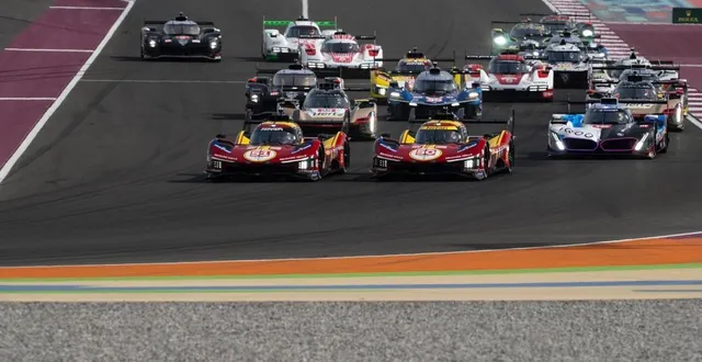 photo  les 1812 km du qatar sont reportés en fin de saison.  &copy;  ferrari 