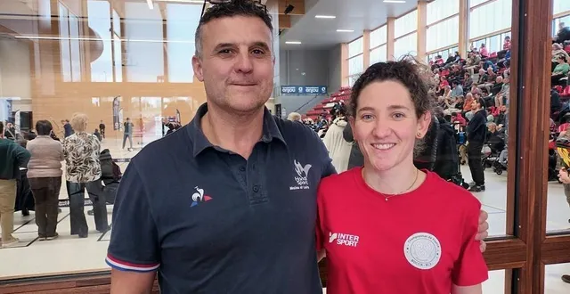 photo  un évènement de grande ampleur parfaitement orchestré pour emmanuel poutrel, président du comité départemental handisport de maine-et-loire et aude legeay riehn, agent de développement au même comité.  &copy;  ouest-france 