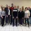 photo les candidats de la liste « unis pour l’avenir de fenioux » avec, au centre, claude guitton.