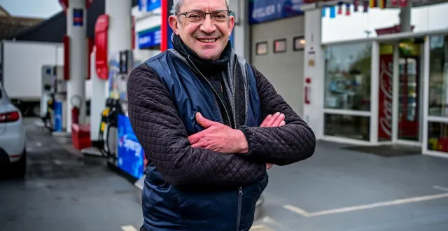 photo  francis pousse, président national des distributeurs de carburants et d’énergies nouvelles du syndicat mobilians, se montre rassurant.  &copy;  photo le maine libre - yvon loué 
