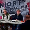 photo  aux côtés de philippe janoueix, président de l’association, gilbert nasarre, président de la sas niort rugby club, est apparu très marqué, ce mardi 3 mars, après l’annonce du dépôt de bilan du club. 