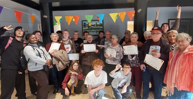 photo  les participants beaucouzéens au trophée des seniors silver geek.  &copy;  co 