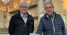 Info insolite  yann eveillard et jean-yves vaillant, membres du kiwanis ont tenu une conférence de presse pour annoncer les prochaines joutes nautiques. 