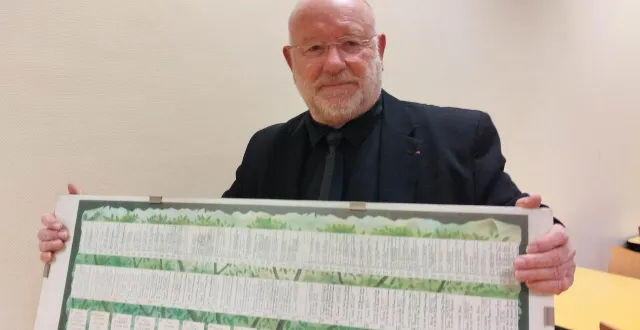 photo  pascal lebrun, président du cercle généalogique du maine et du perche et ses bénévoles rencontreront les visiteurs samedi 7 et dimanche 8 mars 2026.  &copy;  ouest-france 