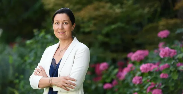 photo  florence dabin, présidente divers droite du conseil départemental de maine-et-loire, a fait de la protection de l’enfance son cheval de bataille.  &copy;  archives co - josselin clair 