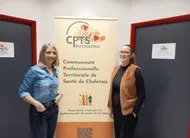 photo  marie bertrand (à gauche), kinésithérapeute, et margot gazier, diététicienne. 