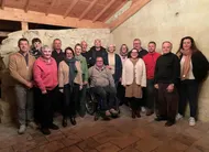 photo  la liste menée par isabelle isabellon présente son programme. 