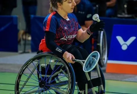 photo  licenciée au bc saint-herblain, marilou maurel est n°10 mondial en catégorie wh2.  &copy;  maxime mino 