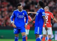 photo  kylian mbappé lors du barrage aller de ligue des champions entre benfica et le real madrid à l’estadio da luz de lisbonne, le 17 février 2026. 