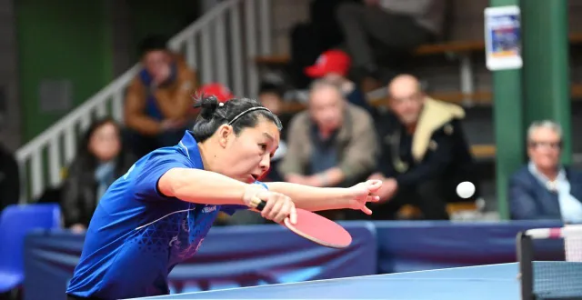 photo  li xue a décroché son premier succès avec la bayard argentan lors du playdown aller contre saint-pierre-lès-elbeuf, ce mardi 3 mars 2026. pas de quoi empêcher la défaite des ornaises (1-3).  &copy;  joseph thouin 