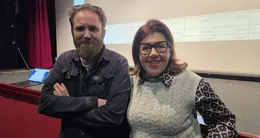 actu cin&eacute;ma  erwann le goff et armelle guyader, les coprésidents. 