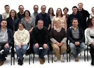 photo  les 19 membres de la liste « au cœur de pontvallain ». 