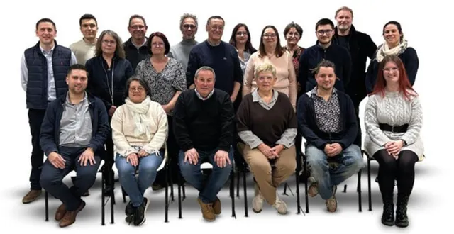 photo  les 19 membres de la liste « au cœur de pontvallain ».  &copy;  liste « au cœur de pontvallain » 