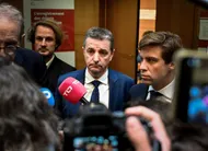 photo  l’ancien maire de saint-étienne, gaël perdriau, à la cour criminelle de lyon, le 30 septembre 2025. 
