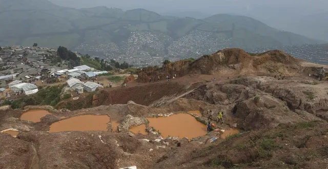 photo  un éboulement sur le site minier de rubaya, photographié ici en janvier 2026, aurait fait 200 morts selon un bilan avancé par kinshasa le mercredi 4 mars 2026.  &copy;  afp 