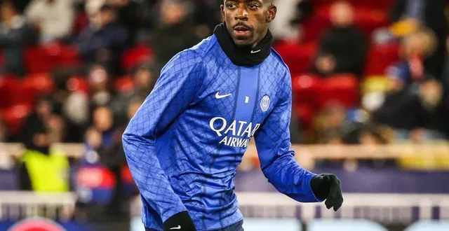 photo  ousmane dembélé est revenu à l'entraînement collectif du psg.  &copy;  dppi via afp / matthieu mirville 