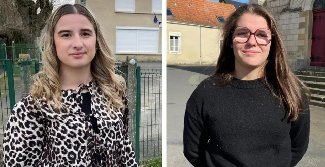 photo  marilou maillé participe à la liste de pascal leboucher et lola piron fait partie de la liste de thierry devoulon, pour les élections municipales des 15 et 22 mars 2026 à thorée-les-pins.  &copy;  le maine libre - louis gohin 