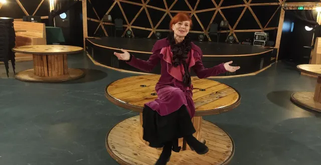 photo  ghislaine avan propose une œuvre multimédia inspirée de la « divine comédie » de dante.  &copy;  ouest-france 