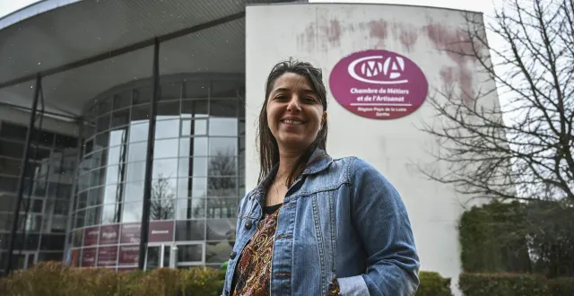 photo  léa rameix, conseillère création et développement des entreprises à la chambre de métiers et de l’artisanat de la sarthe, en février 2026.  &copy;  le maine libre – denis lambert 